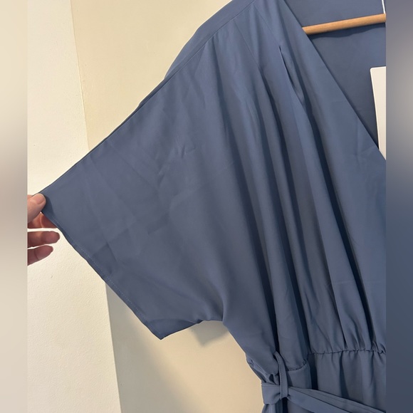 ⭐️Host Pick⭐️ NWT BLOOMCHIC long blue/stone dress - Picture 3 of 6